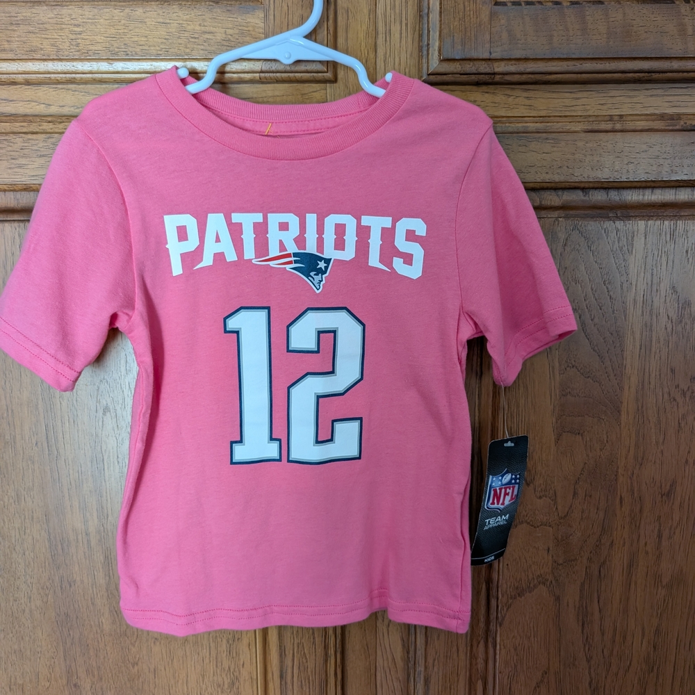 NFL Kids Pink Patriots T-Shirt